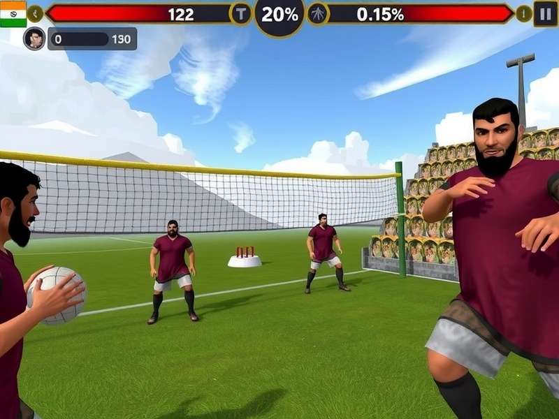 Legends Of Norse Volley Game Screenshot